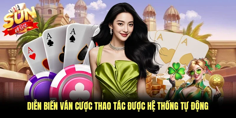 Diễn biến ván cược thao tác được hệ thống tự động